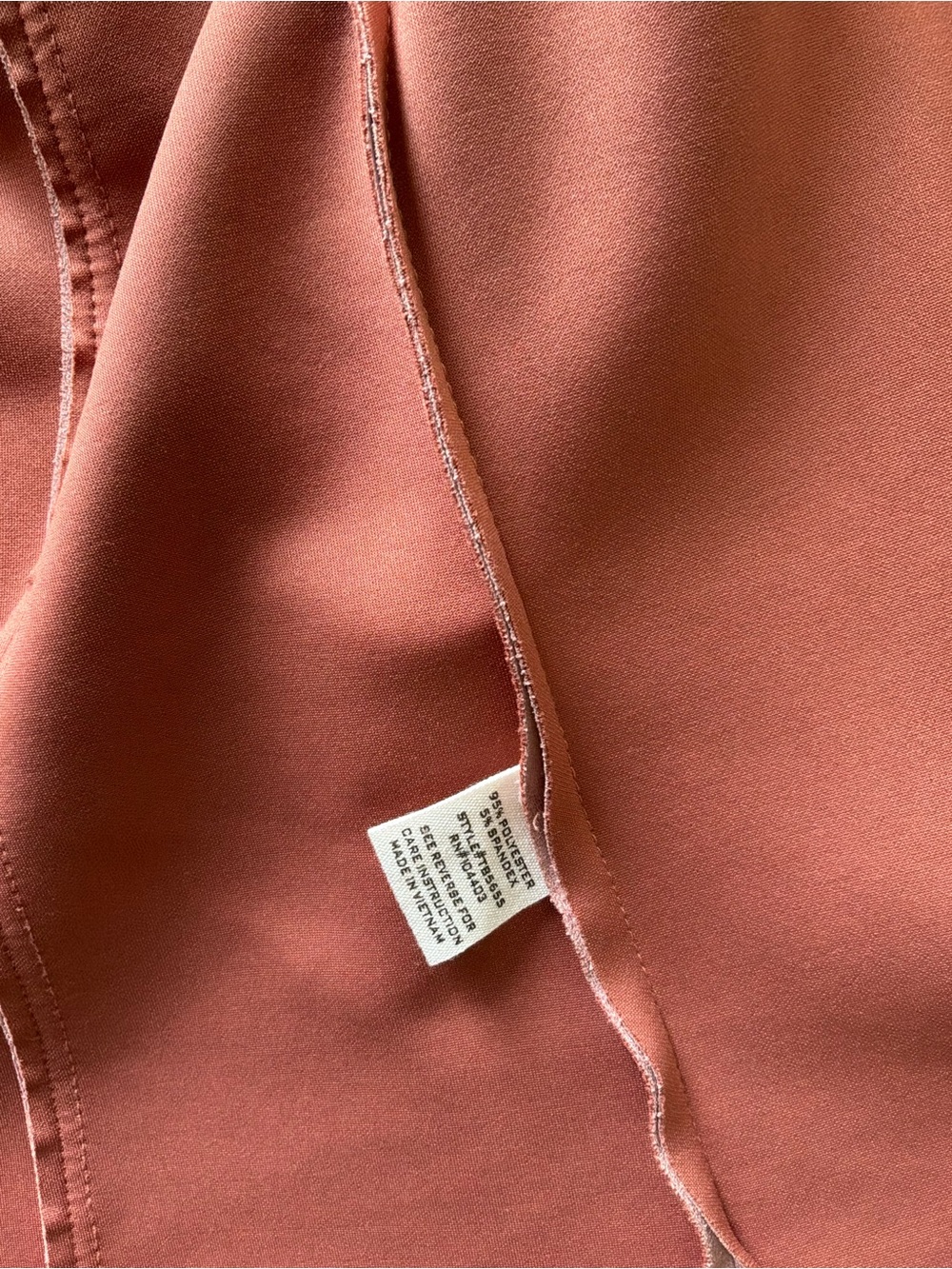 E&M Dusty Rose Drape Suede Moto Jacket, Size Small - Picture 6 of 9
